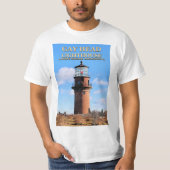 Gay Head Lighthouse, Martha's Vineyard MA T-shirt (Voorkant)