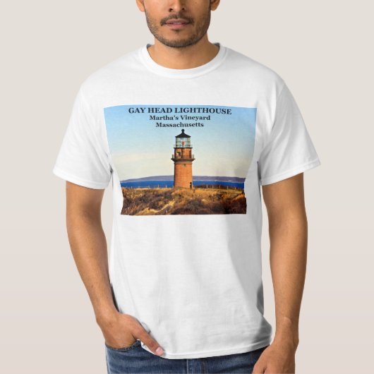 Gay Head Lighthouse, Martha's Vineyard MA T-shirt (Voorkant)