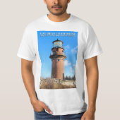 Gay Head Lighthouse, Martha's Vineyard MA T-shirt (Voorkant)