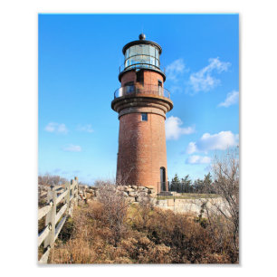 Gay Head Lighthouse, Martha's Vineyard Photo Print Foto Afdruk