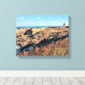 Gay Head Lighthouse, Massachusetts Wrapped Canvas (Insitu (Houten vloer))