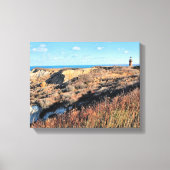 Gay Head Lighthouse, Massachusetts Wrapped Canvas (Voorkant)