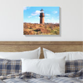 Gay Head Lighthouse, Massachusetts Wrapped Canvas (Insitu (Slaapkamer))