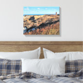 Gay Head Lighthouse, Massachusetts Wrapped Canvas Afdruk (Insitu (Slaapkamer))