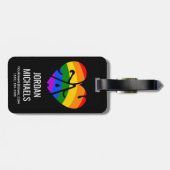 Gay Heart Bagagelabel (Achterkant horizontaal)