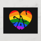 Gay Heart Briefkaart (Voorkant)