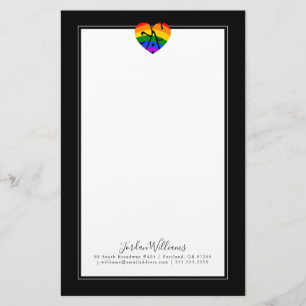 Gay Heart Briefpapier