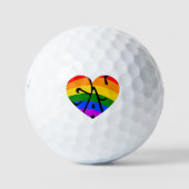 Gay Heart Golfballen (Voorkant)
