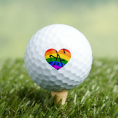 Gay Heart Golfballen (Insitu Shirt)