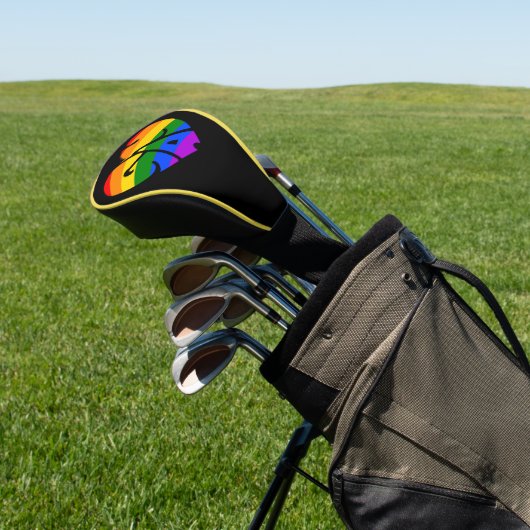 Gay Heart Golfheadcover (Insitu)