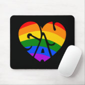 Gay Heart Muismat (Met muis)