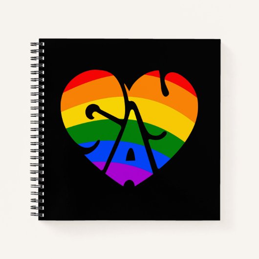 Gay Heart Notitieboek (Voorkant)