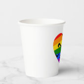 Gay Heart Papieren Bekers (Voorkant)