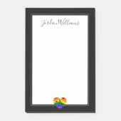 Gay Heart Post-it® Notes (Voorkant)