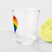 Gay Heart Shot Glas (Rechts)
