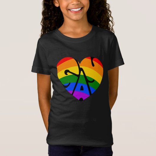 Gay Heart T-shirt (Voorkant)
