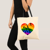 Gay Heart Tote Bag (Voorkant (product))