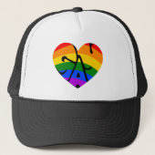 Gay Heart Trucker Pet (Voorkant)