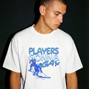Gay Hockey Show Spelers Gaan Gay Leuk Spelen T-shirt
