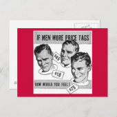 Gay humor, van de "Oops Files". Briefkaart (Voorkant / Achterkant)