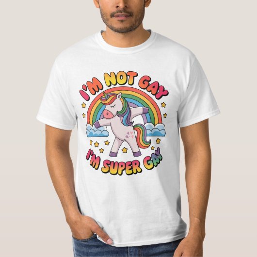  Gay Im Super Gay Sublimation-60681 T-shirt (Voorkant)