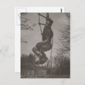 Gay interesseert jonge atleet om te poetsen briefkaart (Voorkant / Achterkant)