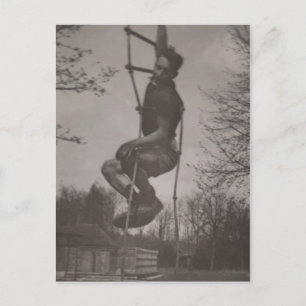 Gay interesseert jonge atleet om te poetsen briefkaart