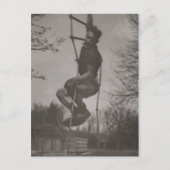 Gay interesseert jonge atleet om te poetsen briefkaart (Voorkant)