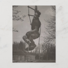 Gay interesseert jonge atleet om te poetsen briefkaart