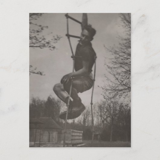 Gay interesseert jonge atleet om te poetsen briefkaart (Voorkant)