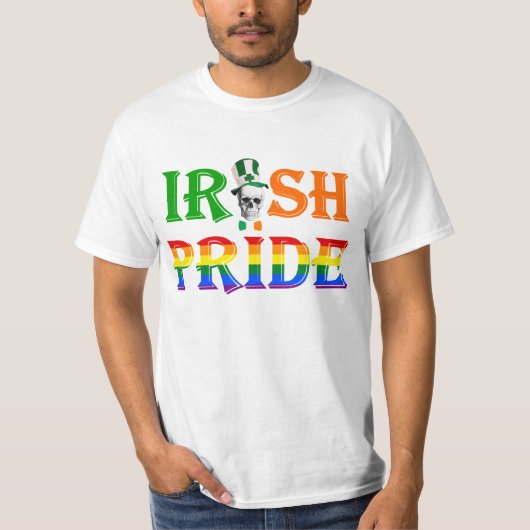 Gay Irish pride St Patrick's day T-shirt (Voorkant)