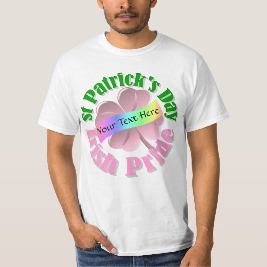 Gay Irish St Patrick's day T-shirt (Voorkant)