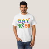 Gay Irish St Patrick's day T-shirt (Voorkant volledig)