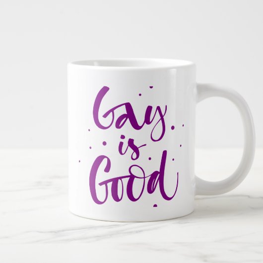 Gay is goed grote koffiekop (Rechts)