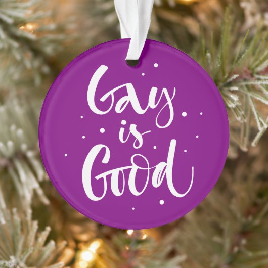 Gay is goed ornament (Boom)