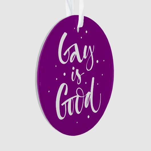 Gay is goed ornament (voorkant)