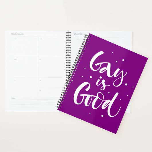 Gay is goed planner (Display)