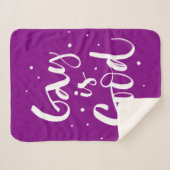 Gay is goed sherpa deken (Voorkant (horizontaal))