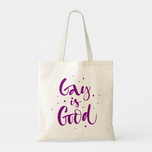 Gay is goed tote bag (Achterkant)