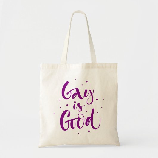 Gay is goed tote bag (Voorkant)