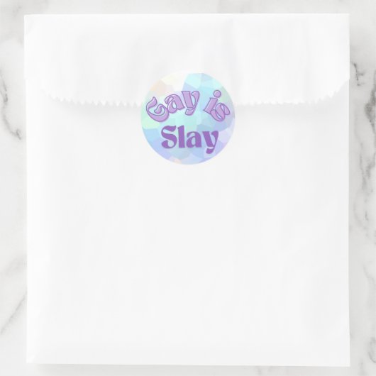 Gay is Slay Sticker, Pride Sticker en Decal (Tas)