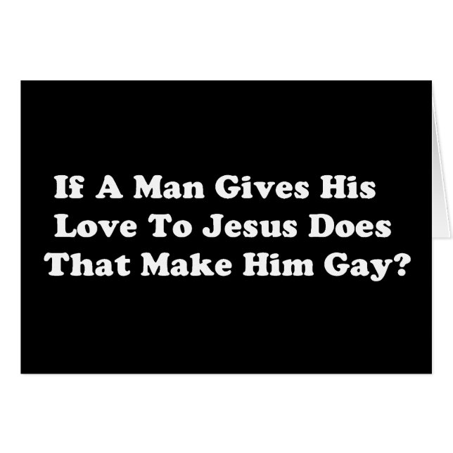 Gay Jesus (Voorkant Horizontaal)