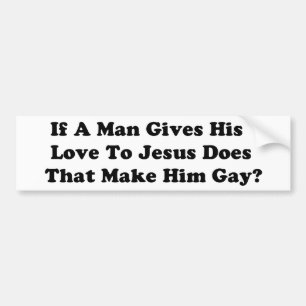 Gay Jesus Bumpersticker