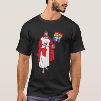 Gay Jesus zegt dat ik cool ben met het Christelijk T-shirt