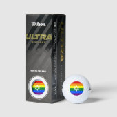 Gay Jewish Pride Flag Golfballen (Verpakking)