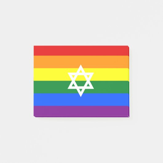 Gay Jewish Pride Flag Post-it® Notes (Voorkant)
