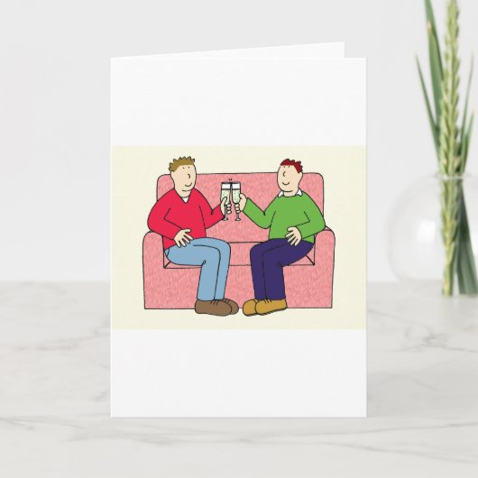 Gay Jubileum Gefeliciteerd Kaart (Voorkant)