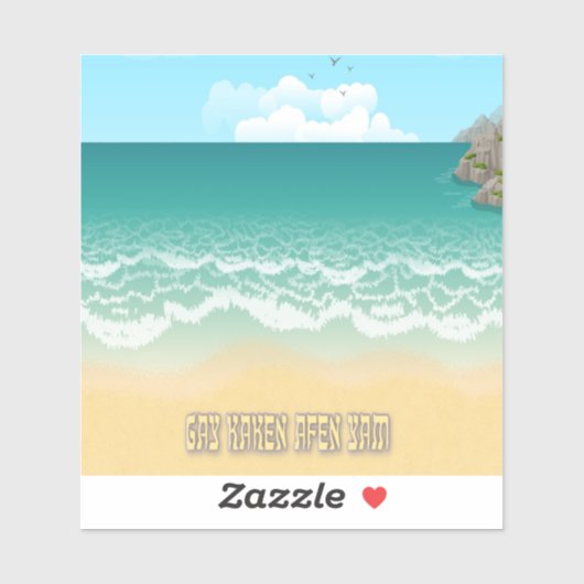 Gay Kaken Afen Yam Sticker (Vel)