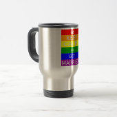 Gay - Keep Calm Message - Coffee-reismuis Reisbeker (Voorkant links)