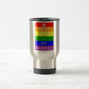 Gay - Keep Calm Message - Coffee-reismuis Reisbeker
